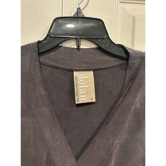 Anthropologie Dolan Left Coast Toute V Neck Gray Boho Swing Dress Small - Picture 6 of 6